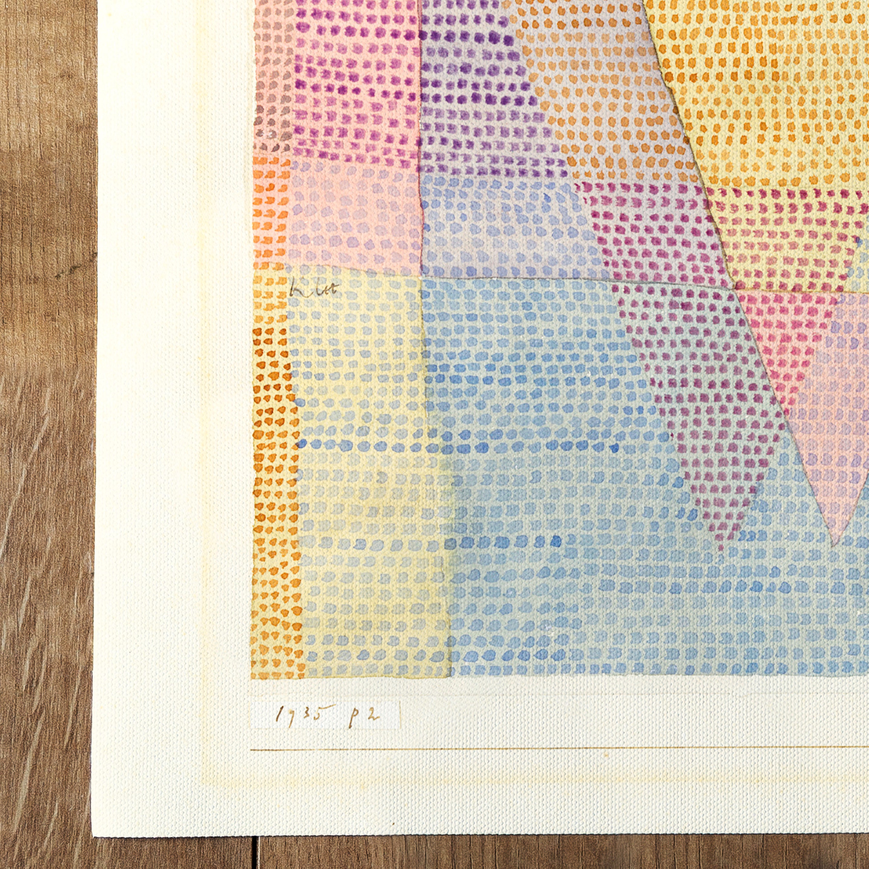 The Light and the Sharpness (1935) by Paul Klee Fine Art Print