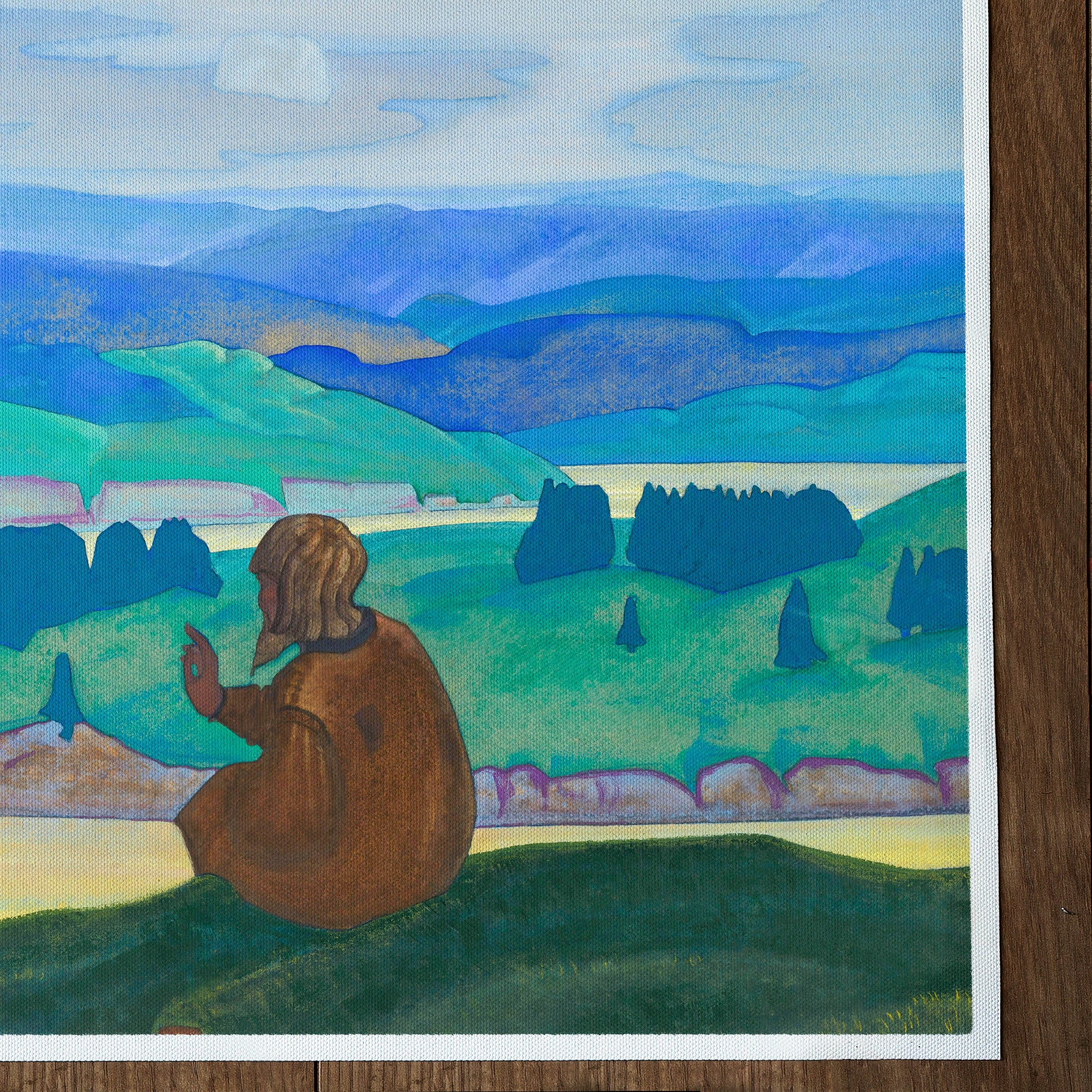 Procopius The Righteous Praying For Unknown Travelers (1914)