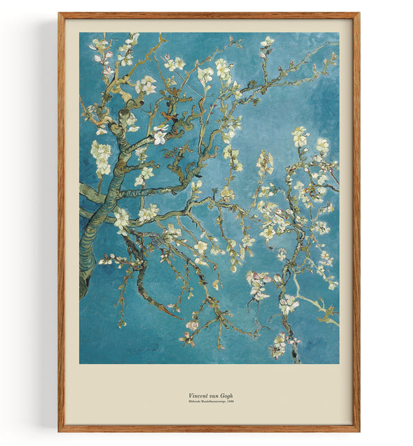 Blooming almond tree branches (1890)