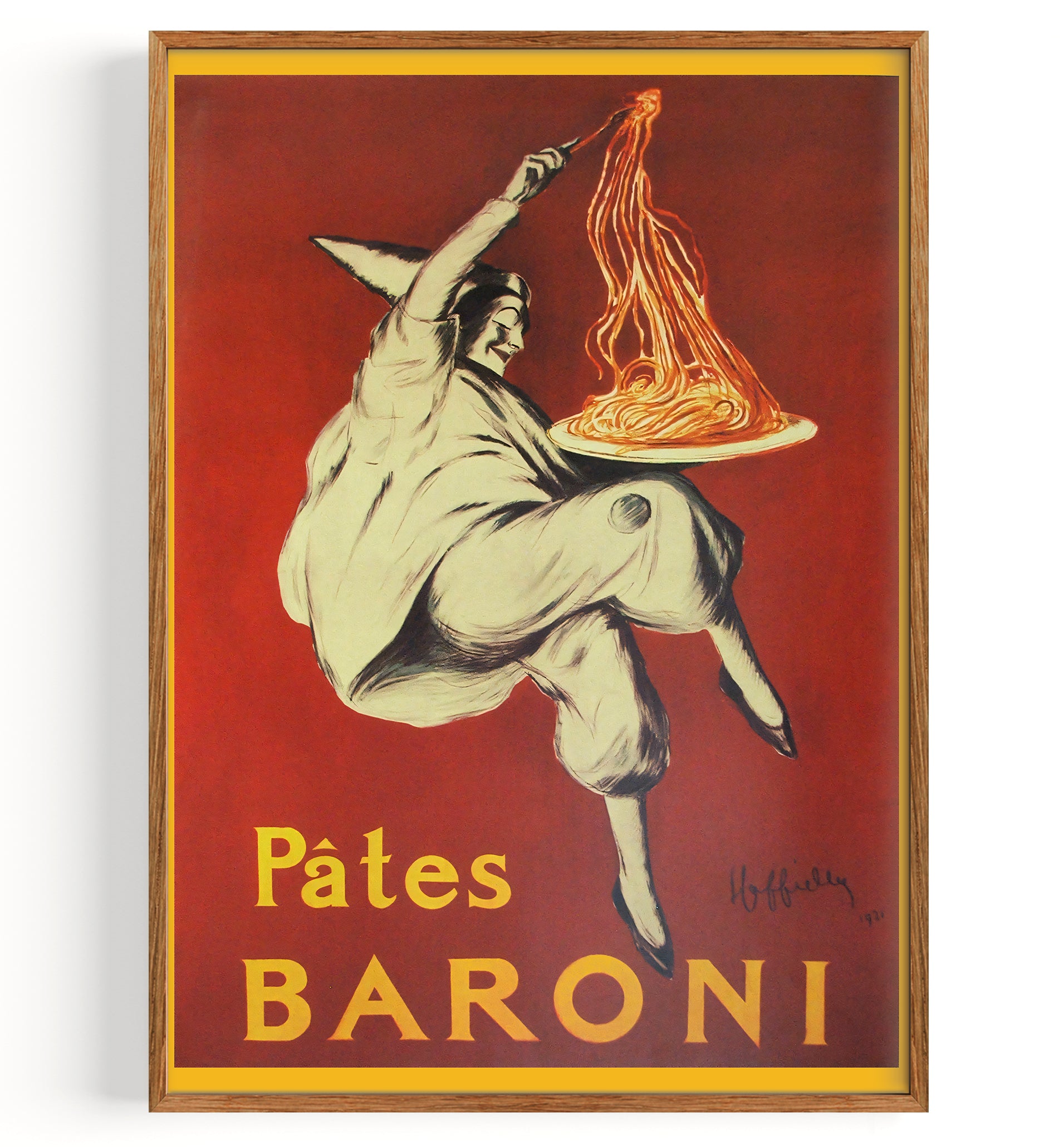 Baroni advertising poster (1921)