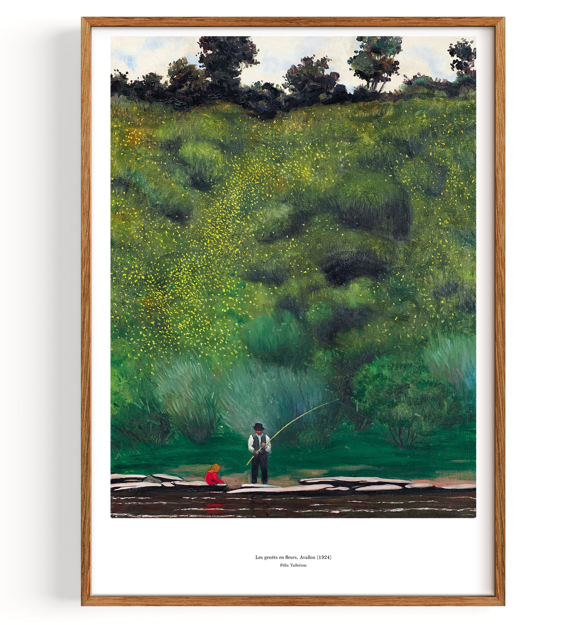 Les genêts en flowers, Avallon (1924)