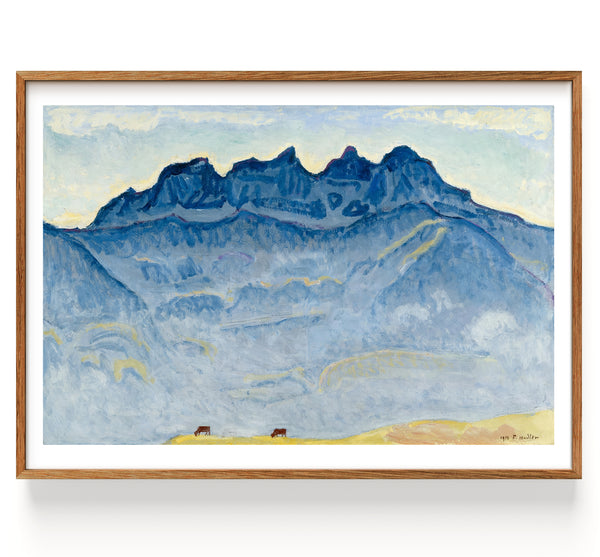 The Dents du Midi by Champéry (1916)