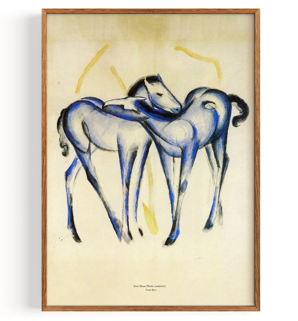 Two Blue Horses (undated)