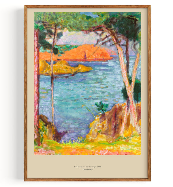 Bord de mer, pins et rochers rouges (1923)