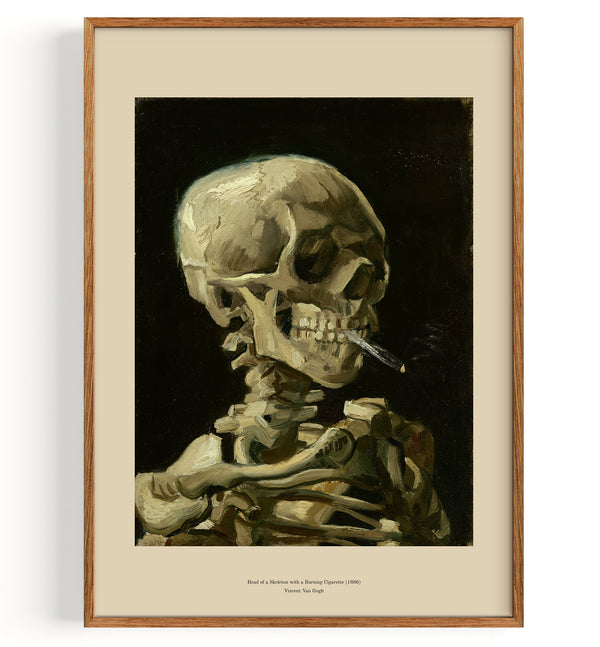 Head of a Skeleton with a Burning Cigarette (1886)
