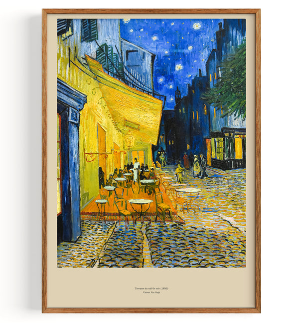 Café terrace in the evening / Terrasse du cafe le soir (1888)