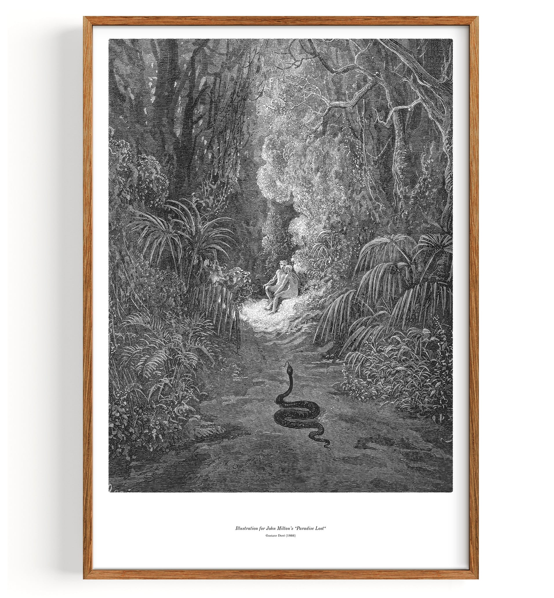 Illustration pour « Le Paradis perdu » de John Milton (1866)