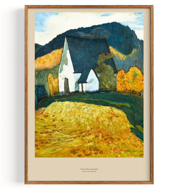 Vy mot Lidens gamla kyrka (1866-1938)
