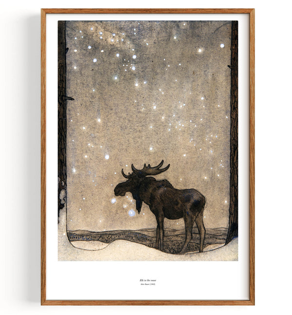 Elk in the snow (1912)