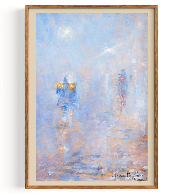 Gatubild från Paris, regn (1889)