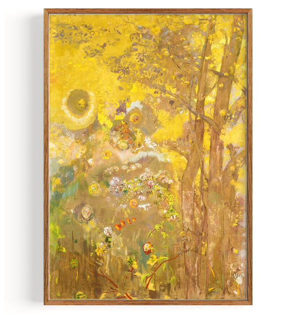 Trees On A Yellow Background (1901)