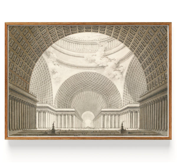 Perspective View Of The Interior Of A Metropolitan Church (1781)