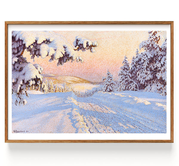 Vinterväg i snötyngt landskap (1868‑1948)