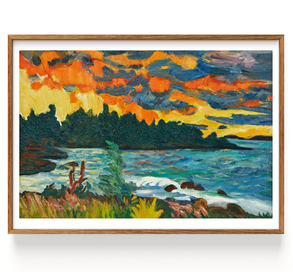 Afton vid havet (1866-1938)
