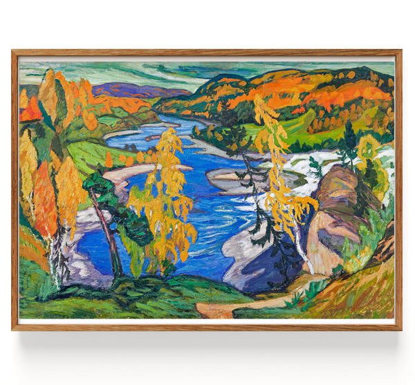 Angermanälven mot Näsåker (1925)