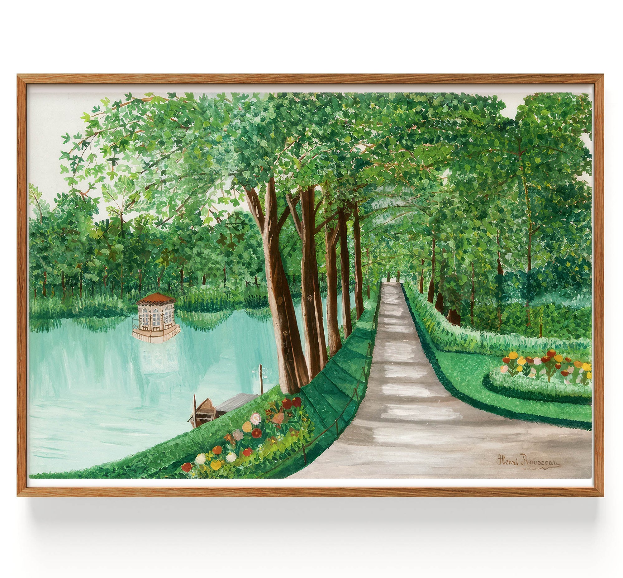Allée près du lac (1844-1910)