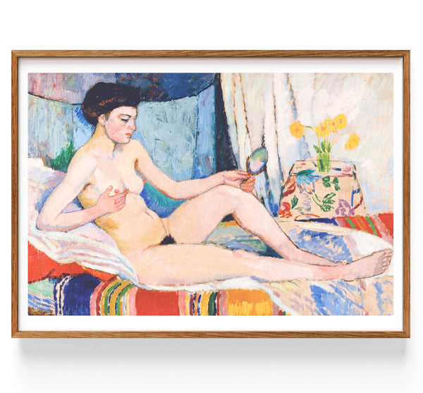 Model with hand level (Model with hand mirror) (1912)