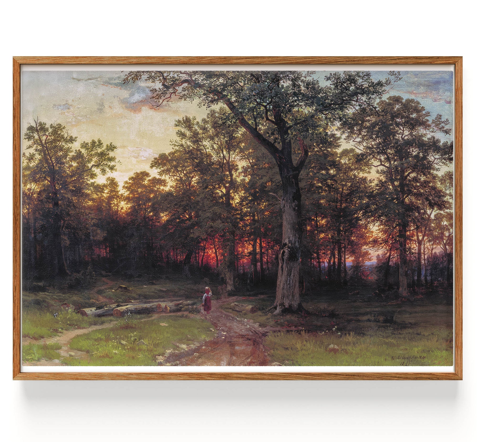 Forest evening (1868/1869)