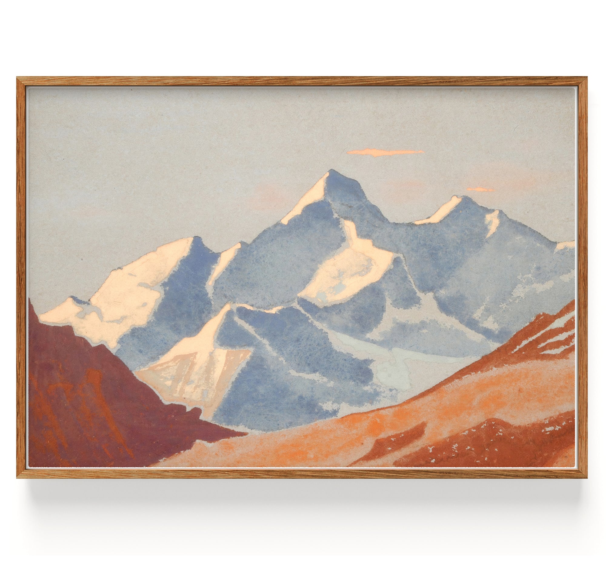 Nanda Devi (Mountain Range at Sunset) (1937)