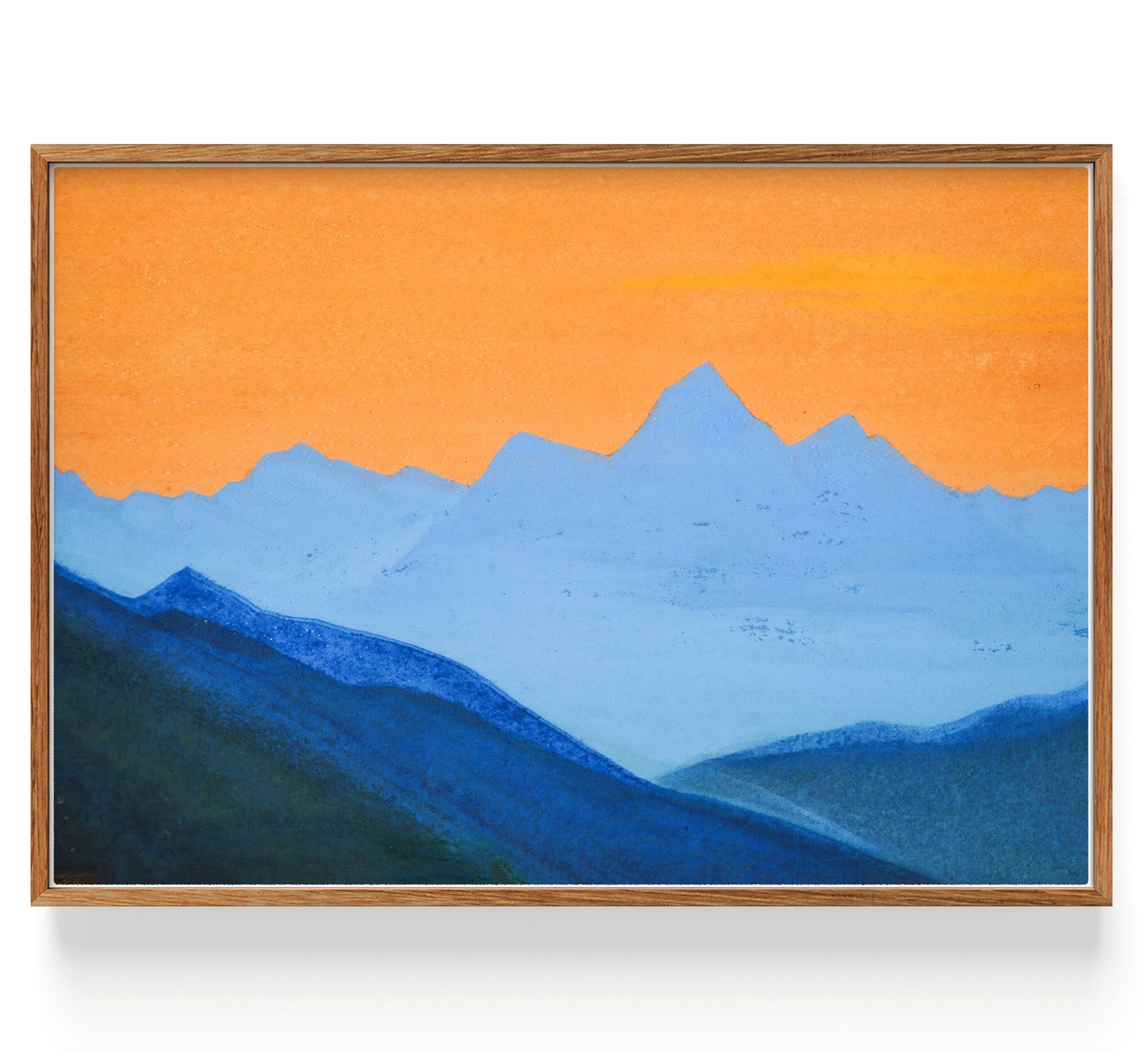 Evening (Blue Mountains Against an Orange Sky) (1940)